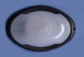 Tortuga Oval Reforzada Negra