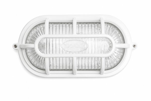 FAP7BL.jpg Tortuga Plástica Ovalada con Vidrio Blanca