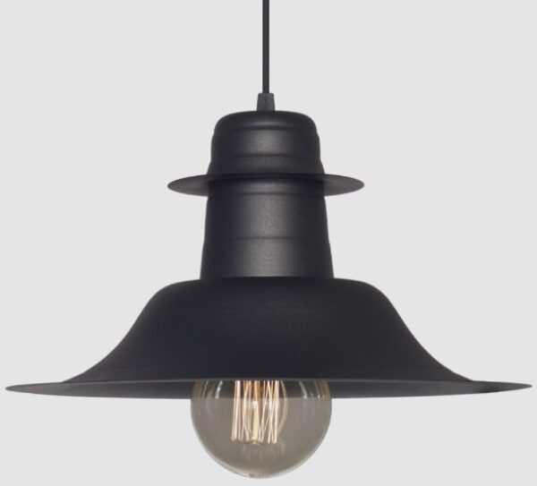 Pantalla Sombrero Negra 35 cm