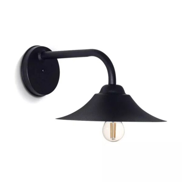Aplique Sombrero Chico 1 Luz Negro
