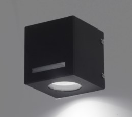 Aplique Unidireccional Monaco GU10 Negro