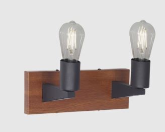 Aplique Lucca de Madera 1 Luz E27
