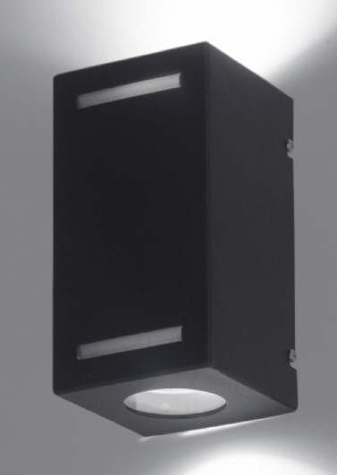 Aplique Bidireccional Monaco GU10 Negro