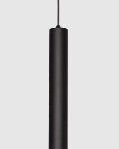 Colgante Tubo GU10 35 cm Negro