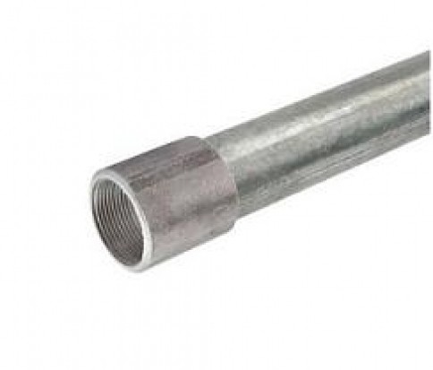 Caño Galvanizado 1" x 6,40 m con Cupla NPT