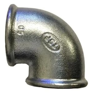 Codo Hembra-Hembra Galvanizado 2"