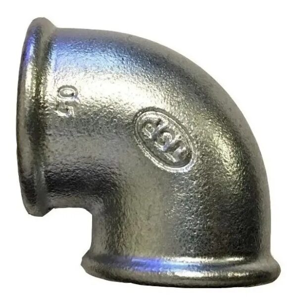 Codo Hembra-Hembra Galvanizado 2"