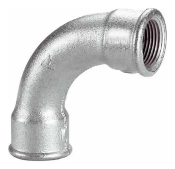 Curva Hembra-Hembra Galvanizada 1"