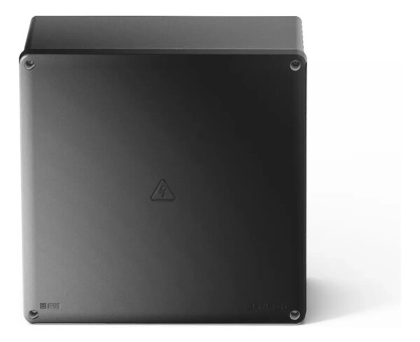 Caja de Paso 115 x 115 x 65 mm Negra IP65