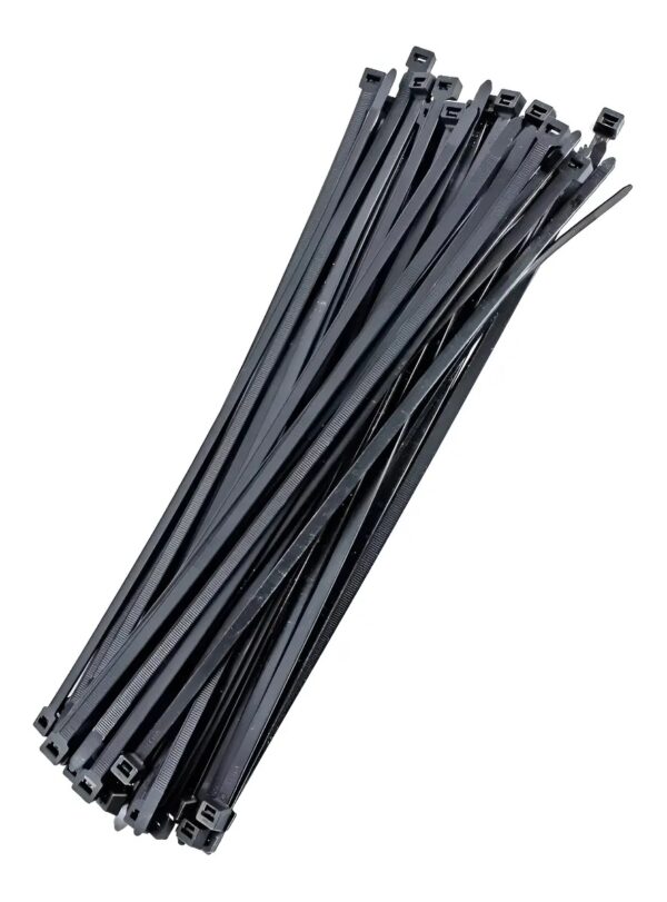 Precinto Nylon 100 x 2,5 mm Negro UV Pack 100