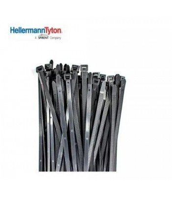 HELT50M-1.jpg Precinto Nylon 245 x 4,6 mm Negro UV Pack 100