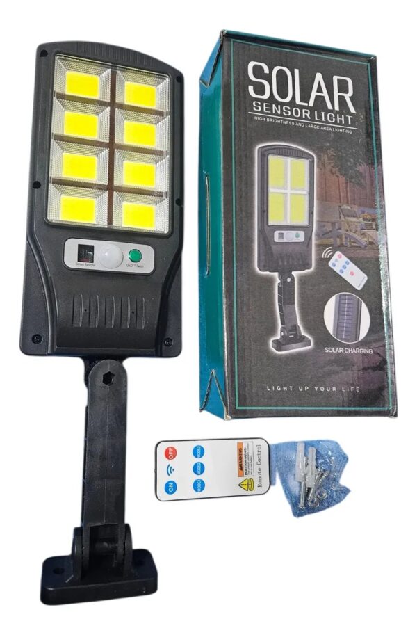 Aplique Solar de Pared 8 LED