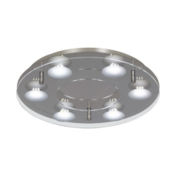 Plafón LED 24 W Cromo
