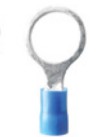Terminal Ojal 10 mm Azul
