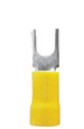 Terminal Horquilla 5 mm Amarillo
