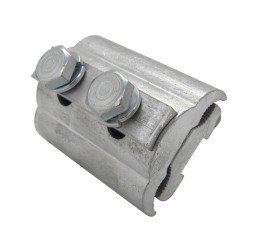 Grampa Aluminio/Aluminio 10/95 mm 2 Bulones