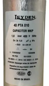 Capacitor de Potencia 1 kV 400 V Cilíndrico