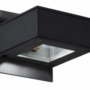 Aplique Unidireccional G9 de Aluminio Negro