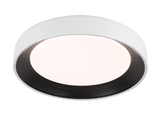 Plafón LED 72 W Blanco Interior Negro 40 cm 3000K 4000K 6000K