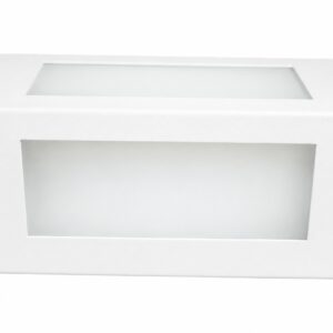 Difusor Rectangular E27 Blanco