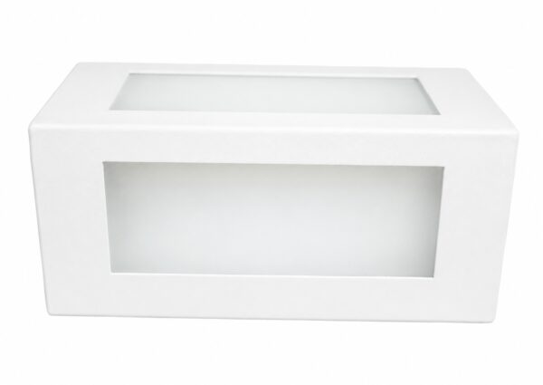 Difusor Rectangular E27 Blanco