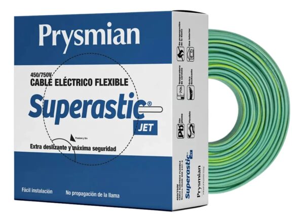 PRY0105VA.jpg Cable Unipolar 1 x 1 mm² Verde Amarillo