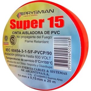 Cinta Aisladora 20 m Roja