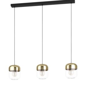 Colgante 3 Luces Oro E27