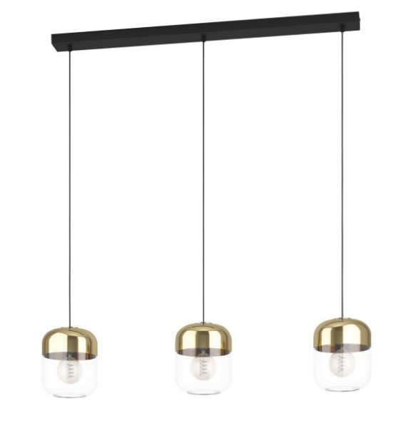 Colgante 3 Luces Oro E27