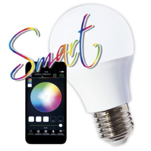 Lámpara LED E27 5 W Smart con App
