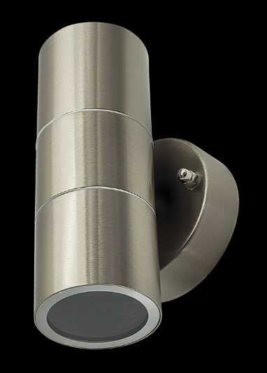 Luminaria Exterior Bidireccional Acero Inoxidable GU10