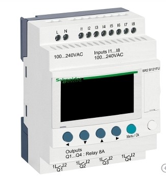 SCHB121FU-1.jpg Relé Programable Zelio 8 E/4 S 110/220 V con Reloj