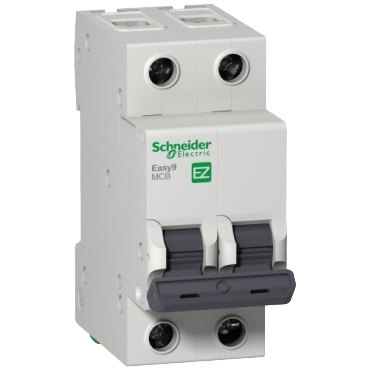 SCHIE263.jpg Interruptor Termomagnético Schneider Easy9 2P 63A Curva C 4,5kA
