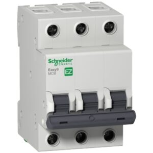 Interruptor Termomagnético Schneider Easy9 3P 6A Curva C 4,5kA