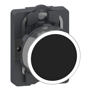 Pulsador Schneider Harmony XA2 Rasante Negro NA