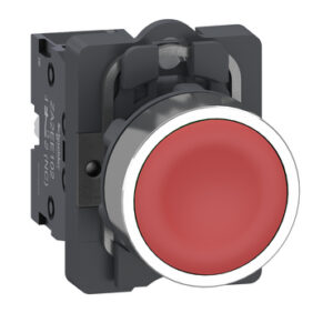Pulsador Schneider Harmony XA2 Rasante Rojo NC