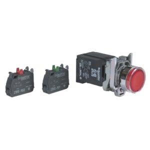 Pulsador Luminoso Schneider Harmony XB4 LED 230V Rojo con Transformador