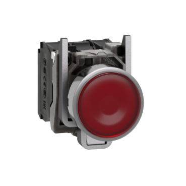Pulsador Luminoso Schneider Harmony XB4 LED 120V Rojo