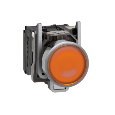 SCHXB4BW35B5.jpg Pulsador Luminoso Schneider Harmony XB4 LED 24VCA/CC Amarillo NA+NC