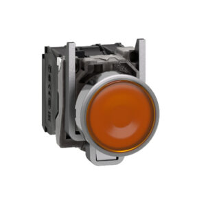 Pulsador Luminoso Schneider Harmony XB4 LED 230VCA Amarillo NA+NC