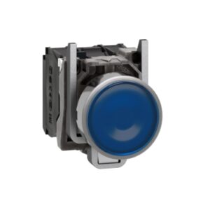 Pulsador Luminoso Schneider Harmony XB4 LED 24VCA/CC Azul