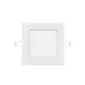Panel LED Embutido Cuadrado Blanco 6W Luz Fría