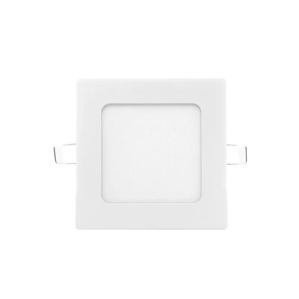 Panel LED Embutido Cuadrado Blanco 6W Luz Fría