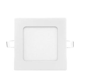 Panel LED Embutido Cuadrado Blanco 12W Luz Fría