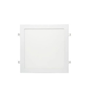 Panel LED Embutido Cuadrado Blanco 24W Luz Fría