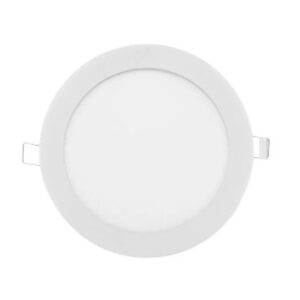 Panel LED Embutido Redondo Blanco 12W Luz Cálida