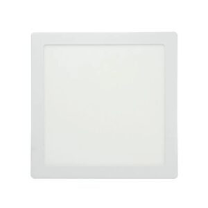 Plafón LED Cuadrado Blanco 24W Luz Cálida