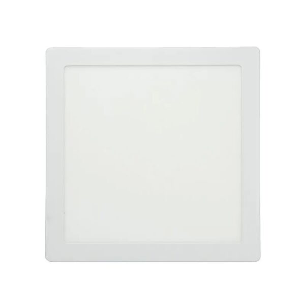 Plafón LED Cuadrado Blanco 24W Luz Cálida