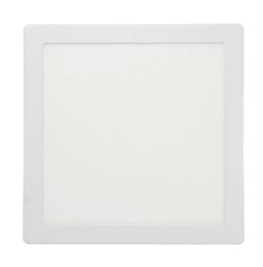 Plafón LED Cuadrado Blanco 24W Luz Fría