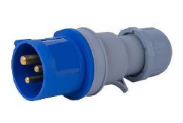 Ficha Industrial 2P+T 16A 200/250V 6H IP44